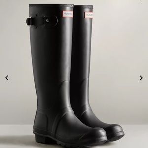Womens tall hunter rain boots